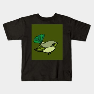 Green Birdy Kids T-Shirt